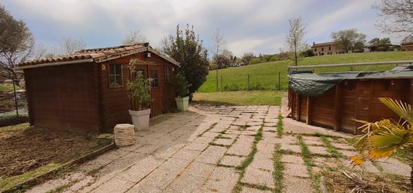 Rabastens: A 30mn de Toulouse belle maison T5 de plain-pied avec jardin, belle terrasse et grand garage de 38m2