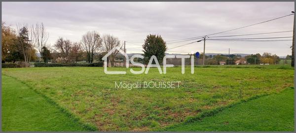 Terrain à bâtir de 1011m²