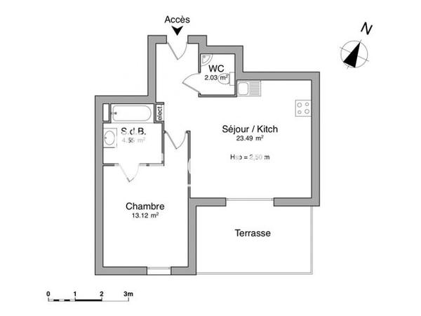 Location Appartement 2 pièces 43.19 m² - HORIZON 360 Saint Raphael 83700