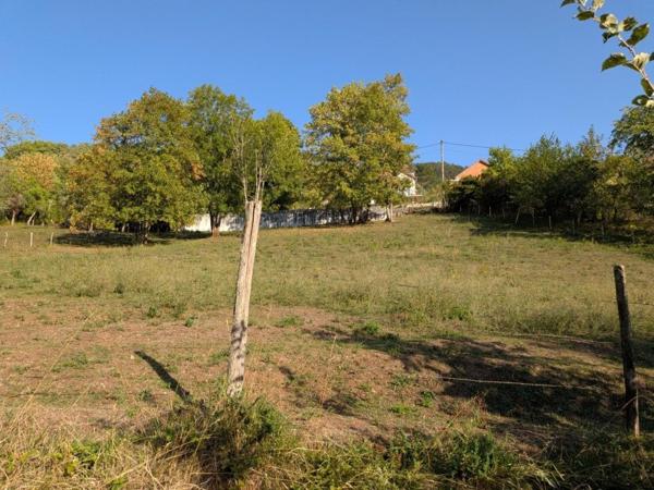 TERRAIN CONSTRUCTIBLE DE 2788 m² – CENTRE-VILLE DE SALINS-LES-BAINS – VUE DÉGAGÉE