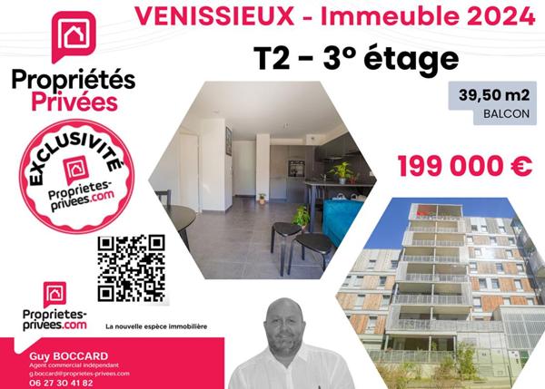 Appartement Venissieux 2 pièce(s) 39.5 m2