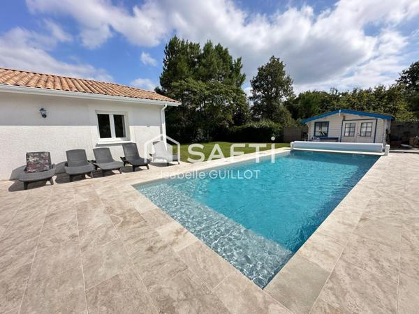 Maison 4 chambres avec piscine et garage