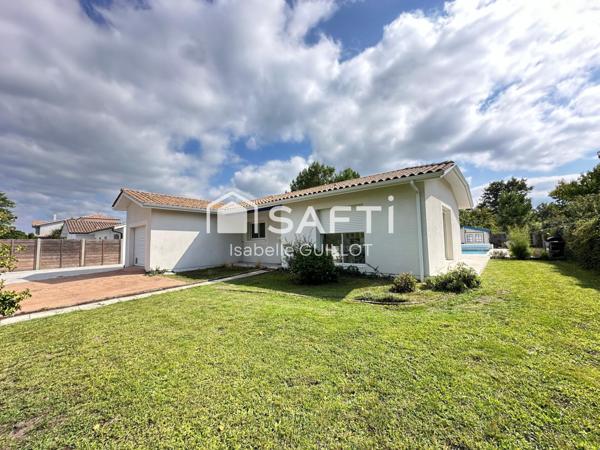 Maison 4 chambres avec piscine et garage