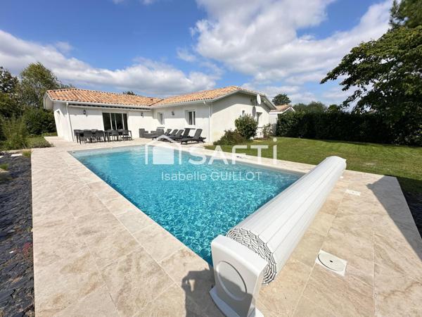 Maison 4 chambres avec piscine et garage