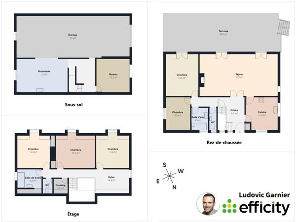 Maison
         6 pièces
        - 143 m² Exclusivité 199 900 € *