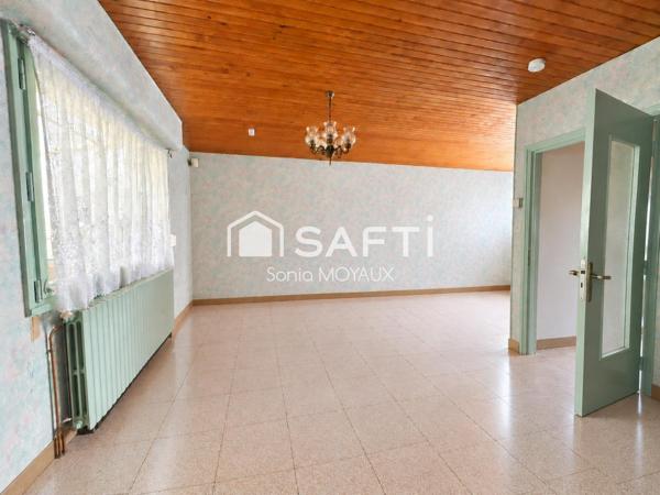Beau potentiel !! 3 chambres / jardin /double garage