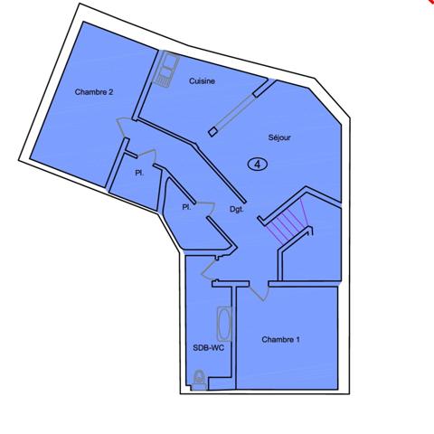 Itteville (91760) Trois pièces avec cave