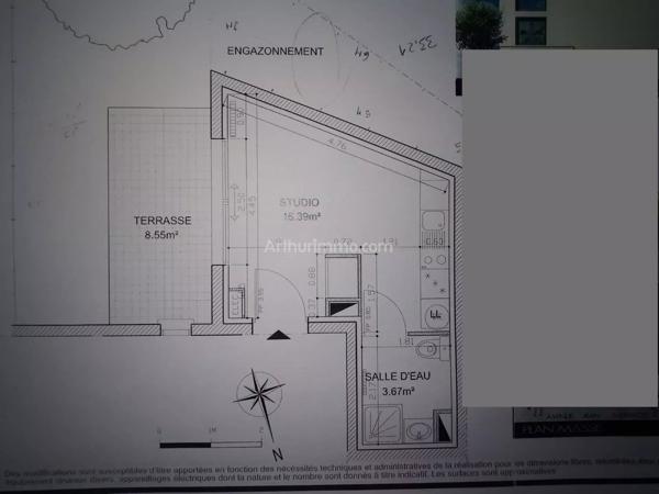 Vente Appartement 1 pièces 21 m2 à Gournay-sur-Marne