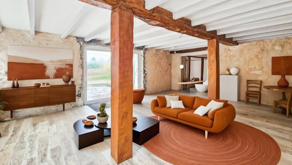 Saint-Méard-de-Drône (24600) RARE : Viager Libre - Grande Maison de 240 m² - Libre Immédiatement bouquet 106000 € rente 673 € ,monsieur 76