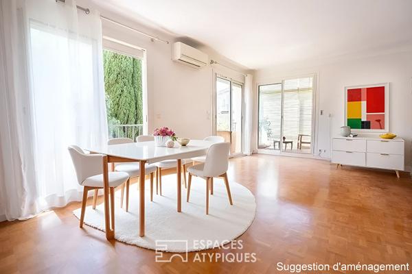 Appartement de charme au coeur du Balcon avec terrasse, garage, cave, jardin