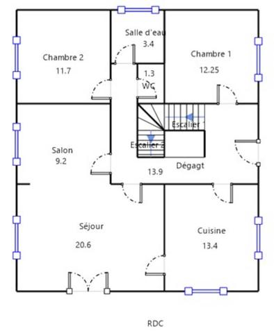 Maison à vendre 6 pièces de 113 m²