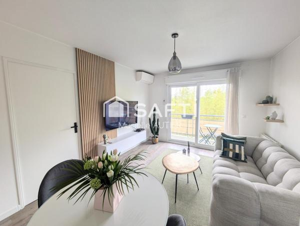 Appartement T2 de 34 m² avec Balcon et Parking