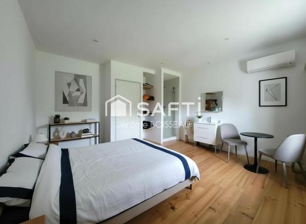 VILLA MODERNE DE 222M2 – AIR PARK DE BISCARROSSE- 336M2 DE HANGAR