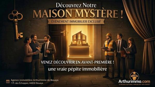 Vente                                                      Maison
                        
                     6 pièces                      160 m2                     à Bouaye