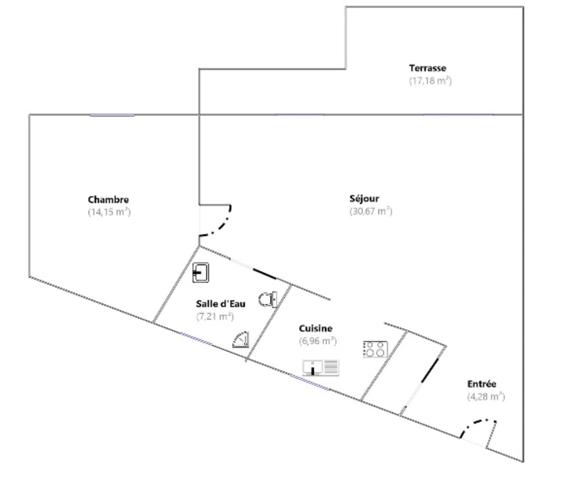 Appartement à vendre 2 pièces BORMES LES MIMOSAS (83), plain pied, PMR, Vue dégagée, PKG + GARAGE