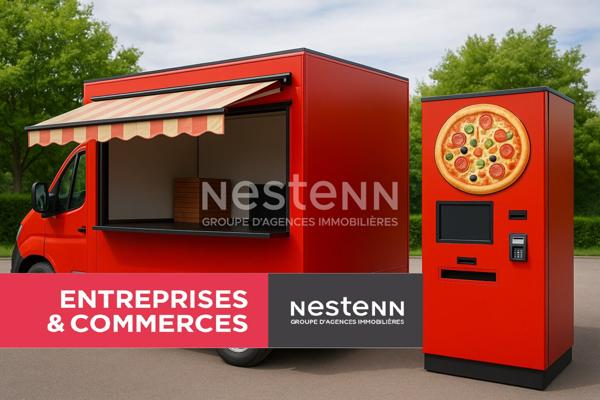 Food Truck & 2 Distributeurs de Pizzas