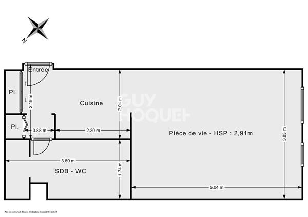 Studio - Rue de Paradis - Paris 10ème