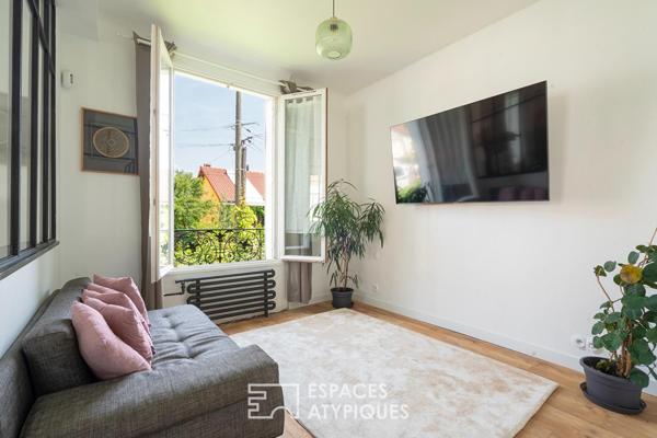 Duplex avec dépendance et jardin