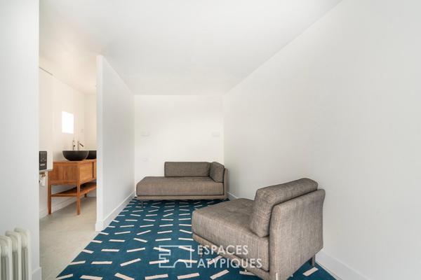 Duplex avec dépendance et jardin