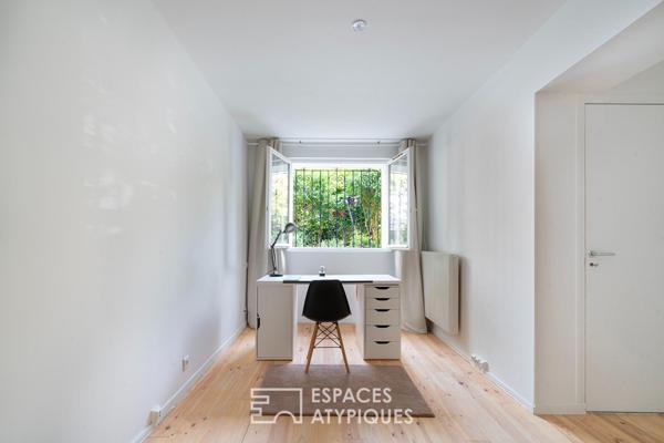Duplex avec dépendance et jardin