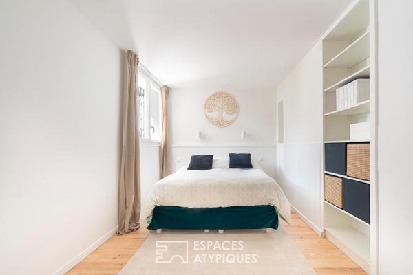 Duplex avec dépendance et jardin