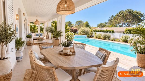 Maison à vendre Andernos Les Bains - 4 pièces, 112m² avec 3 chambre(s) à 596 000€ - AJP Immobilier Andernos les Bains