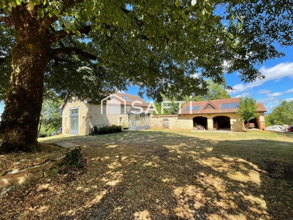 Belle grange à rénover dans un cadre calme et verdoyant