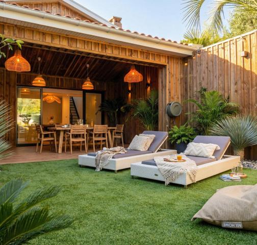 Maison neuve de 190 m² qui mélange le style urbain et une touche de Bali