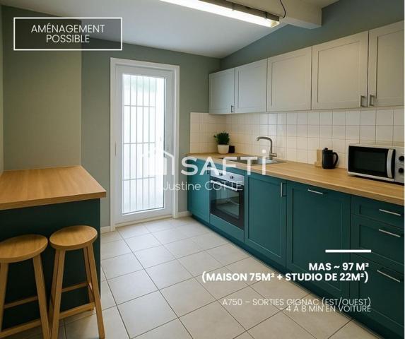 34 150 Gignac – Calme, authenticité, et grand terrain