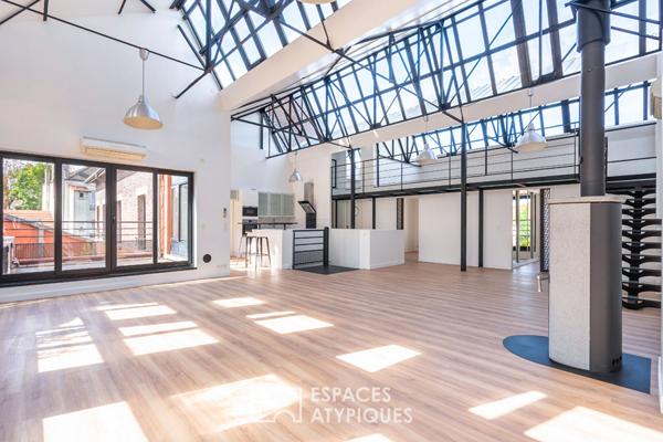 Loft en duplex dans une ancienne cartonnerie