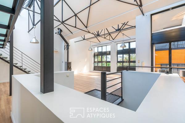 Loft en duplex dans une ancienne cartonnerie