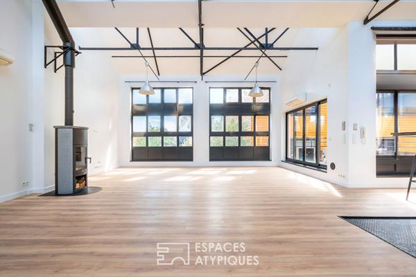 Loft en duplex dans une ancienne cartonnerie