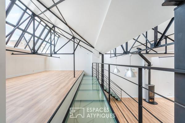 Loft en duplex dans une ancienne cartonnerie