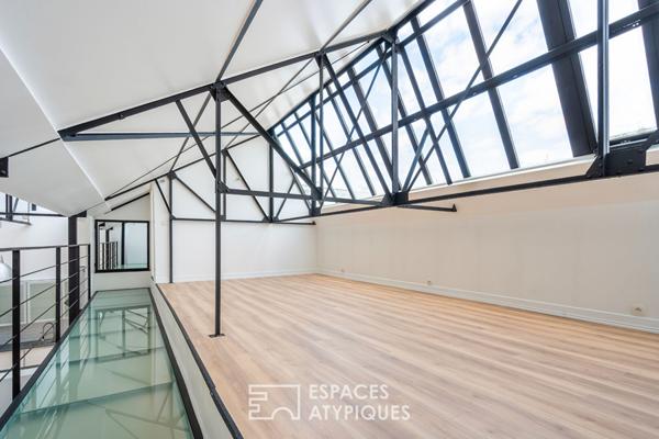 Loft en duplex dans une ancienne cartonnerie