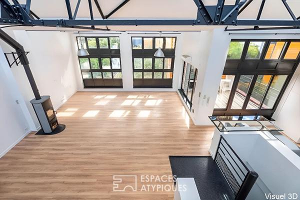 Loft en duplex dans une ancienne cartonnerie