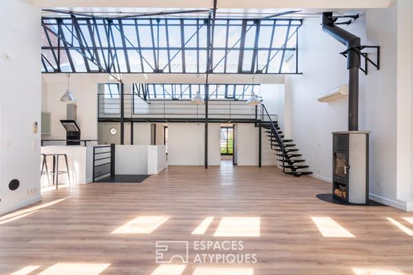 Loft en duplex dans une ancienne cartonnerie