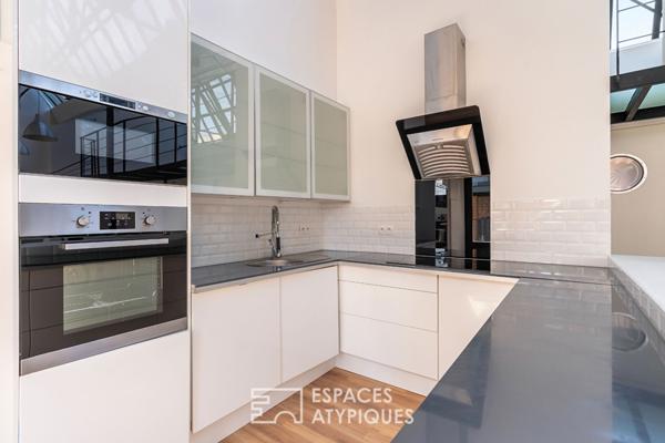 Loft en duplex dans une ancienne cartonnerie
