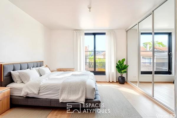 Loft en duplex dans une ancienne cartonnerie