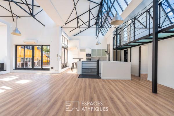 Loft en duplex dans une ancienne cartonnerie