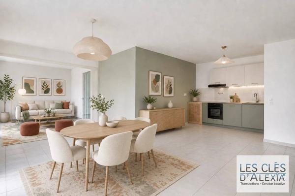 T3 ÉVOLUTIF EN T4 – 74,10 M² – LUMINEUX ET SANS VIS-À-VIS – LYON 8E