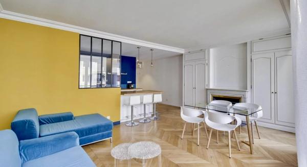 Lyon 2 - Bellecour - Appartement meublé et rénové de 71,28 m² - 1 Bureau - 1 Chambre