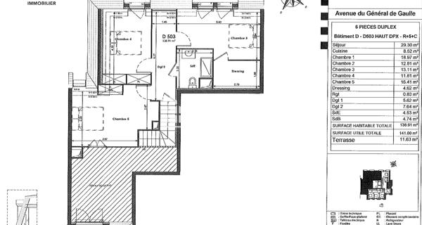 Location Maison 6 pièces 138.91 m² - Clamart 92140