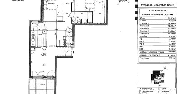 Location Maison 6 pièces 138.91 m² - Clamart 92140