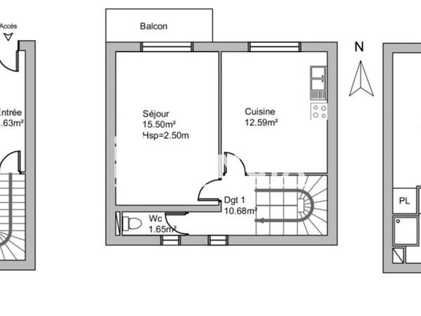 Location Appartement 3 pièces 81.15 m² - 74 RUE SALVAN DE SALIES Albi 81000