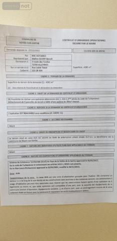 Terrain à Batir à vendre à Noyen-sur-Sarthe dans la Sarthe (72430), ref : 72119-1455