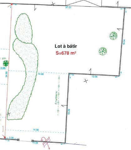 Terrain La Baule 678 m2