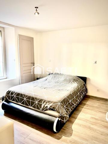 Maison de ville (2 beaux appartements;1 loué); terrasse.