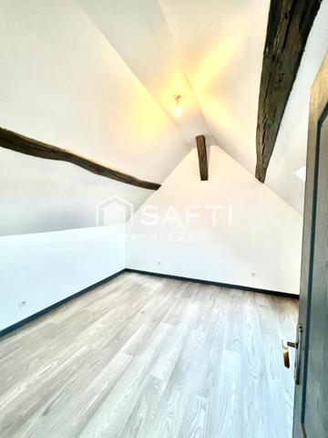 Maison de ville (2 beaux appartements;1 loué); terrasse.