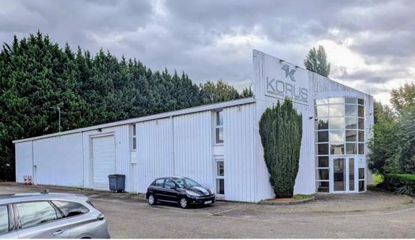 Locaux professionnels avec terrain situé à 67150 Nordhouse, dans le Grand Ried du prestigieux bassin d'Alsace.