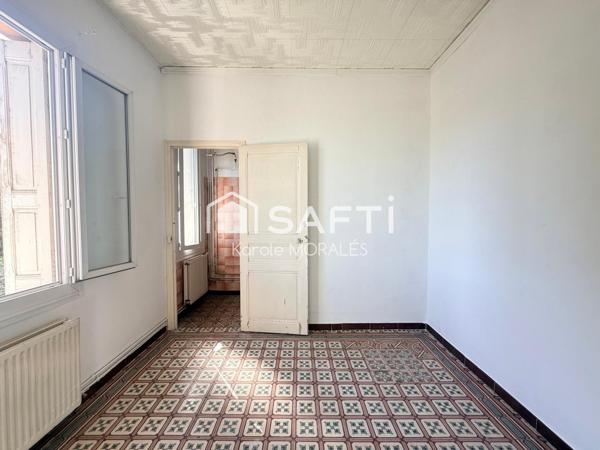 PERPIGNAN, MAISON A RENOVEE, T5 AVEC JARDIN ET GARAGE